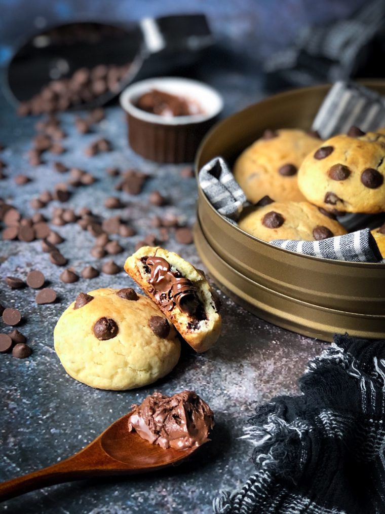 Receita De Cookie De Chocolate Recheada De Nutella Cookterapia